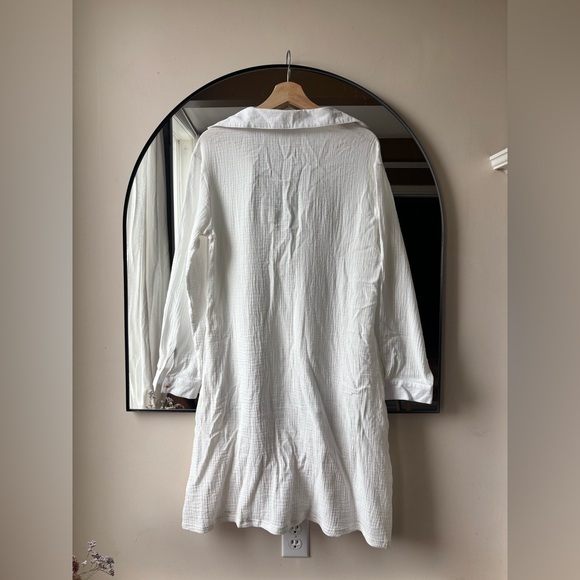 MADE WITH LOVE | cotton gauze dress | size large - Picture 4 of 4